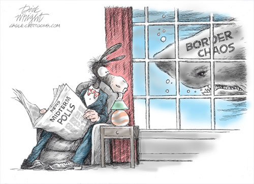 jpg Political Cartoon: Dem Midterm Crisis 
