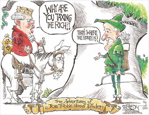 jpg Political Cartoon: Joe "Robin Hood" Biden