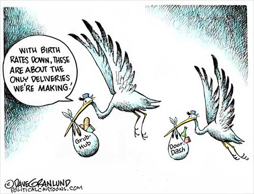 jpg Political Cartoon: Birth rates down