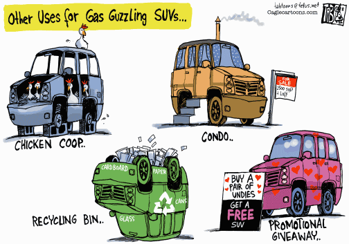 giv Other Uses For Gas Guzzling SUVs